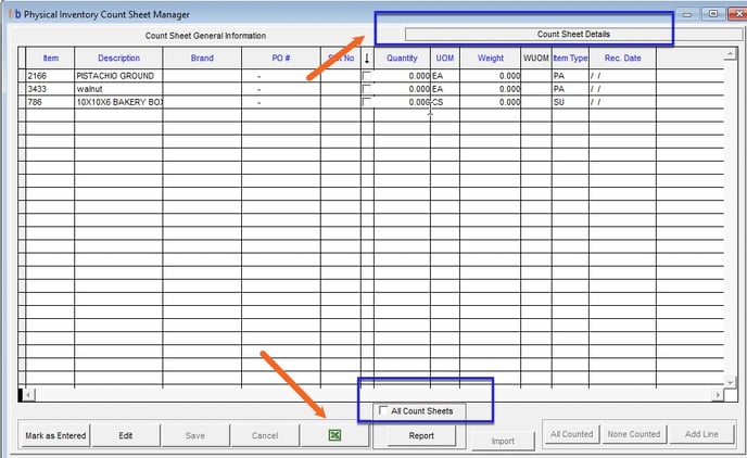 Inventory Count Sheet 2